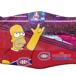 Montreal Canadiens NHL Simpson 3D Face Mask
