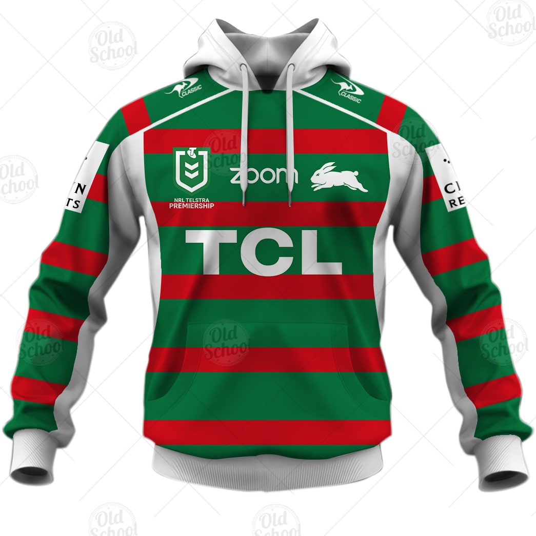 NRL South Sydney Rabbitohs Custom Name Number 2021 On Field Indigenous  Jersey Pullover Hoodie