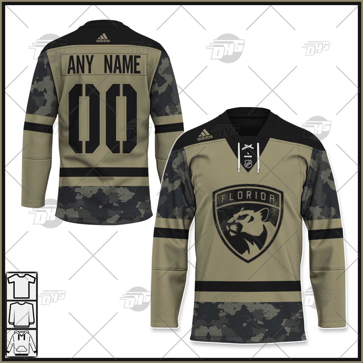 Florida panthers hot sale military jersey