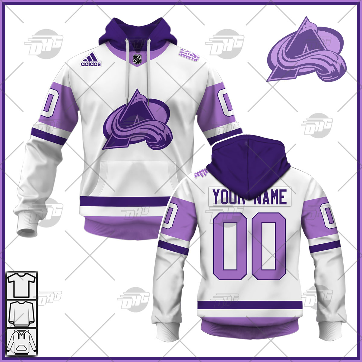 Colorado avalanche hot sale purple jersey