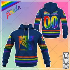 Personalize NHL New York Rangers LGBTQ Pride Month Gay Shirt Hoodie